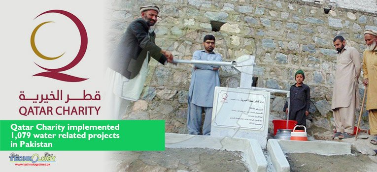 Qatar Charity implemented 1,079 water related projects in Pakistan