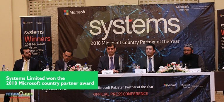 Systems Limited Microsoft Country Partner of the Year Award