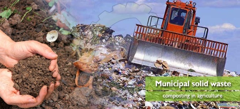 Municipal solid waste composting in agriculture