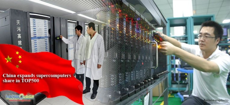 China expands supercomputers share in TOP500