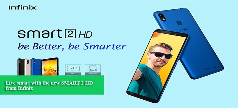 Live smart with the new SMART 2 HD from Infinix