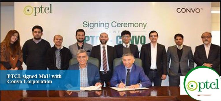 PTCL signed MoU with Convo Corporation