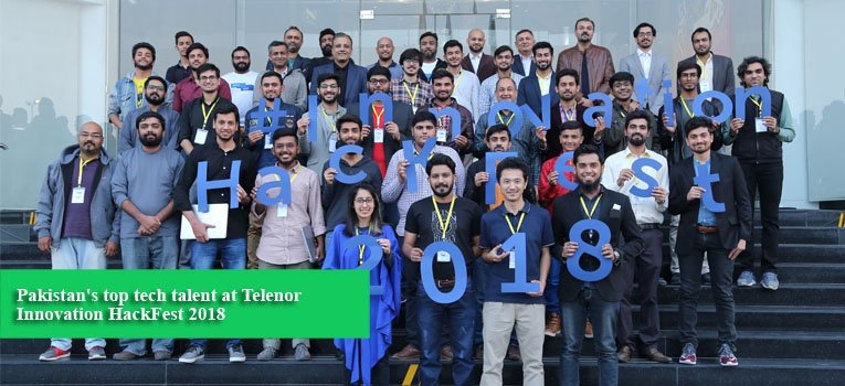 Pakistan's top tech talent at Telenor Innovation HackFest 2018