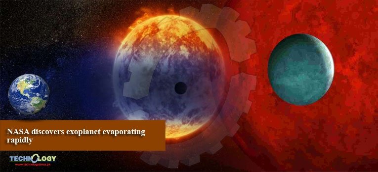 NASA discovers exoplanet evaporating rapidly