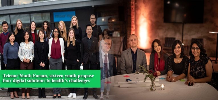 Telenor Youth Forum, sixteen youth propose four digital solutions to health’s biggest challenges