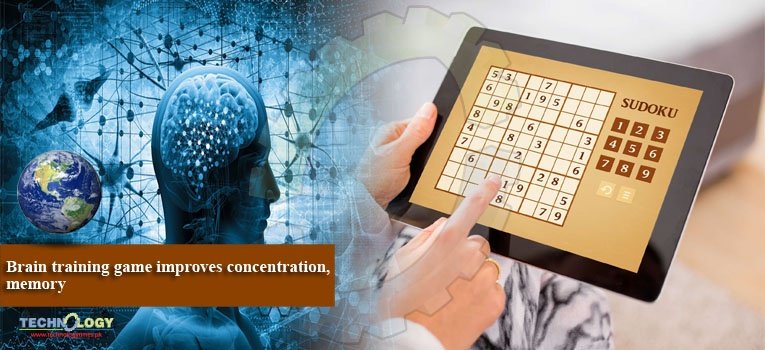 Brain training game improves concentration, memory