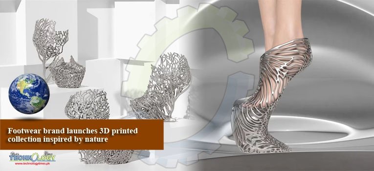Footwear brand launches 3D printed collection inspired by nature