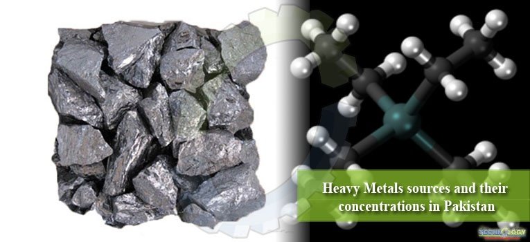 Heavy Metals sources and their concentrations in Pakistan
