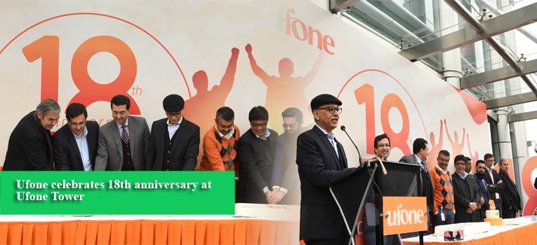 Ufone celebrates 18th anniversary at Ufone Tower