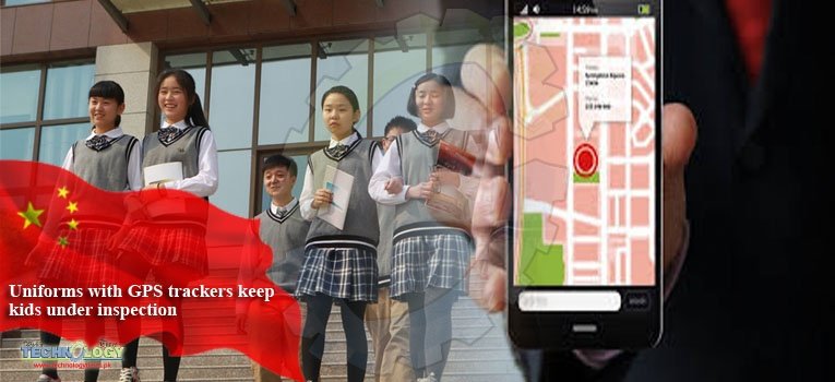 Uniforms with GPS trackers keep kids under inspection