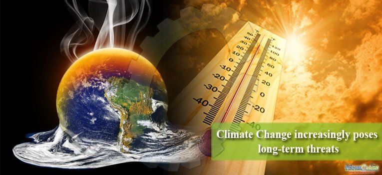 Climate Change increasingly poses long-term threats