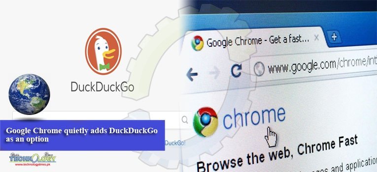 Google Chrome quietly adds DuckDuckGo as an option
