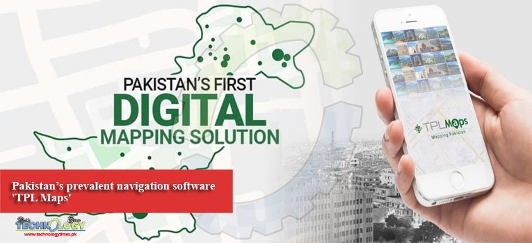 Pakistan’s prevalent navigation software 'TPL Maps'