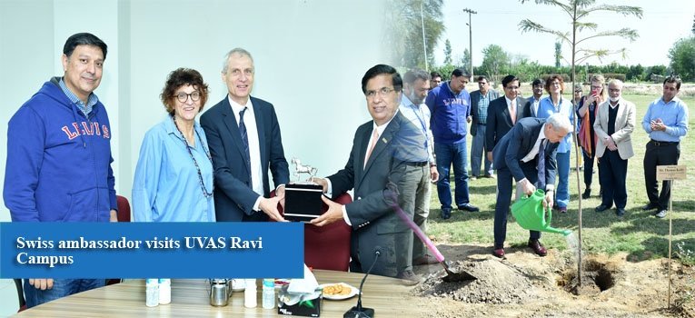 Swiss ambassador visits UVAS Ravi Campus