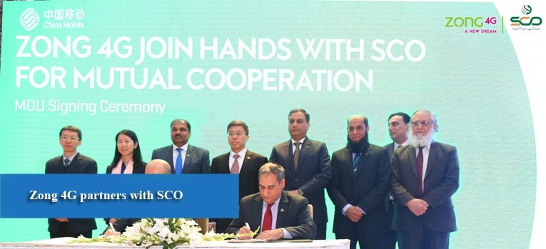 ZONG 4G partners with SCO