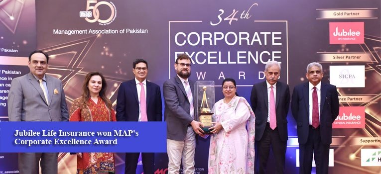 Jubilee Life Insurance won MAP's Corporate Excellence Award