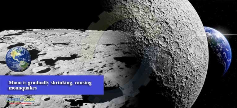 Moon is gradually shrinking, causing moonquakes