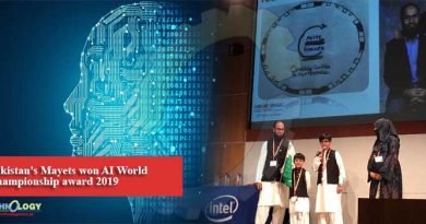 Pakistan's Mayets won AI World Championship award 2019