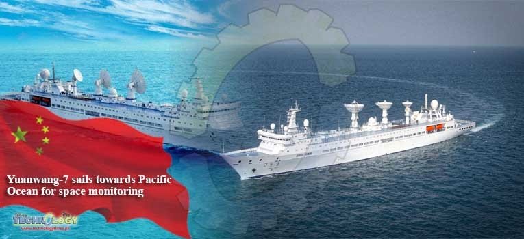 Yuanwang-7 sails towards Pacific Ocean for space monitoring