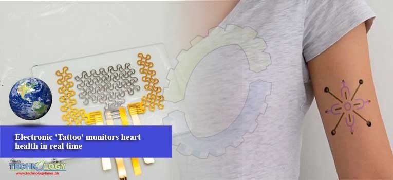 Electronic 'Tattoo' monitors heart health in real time