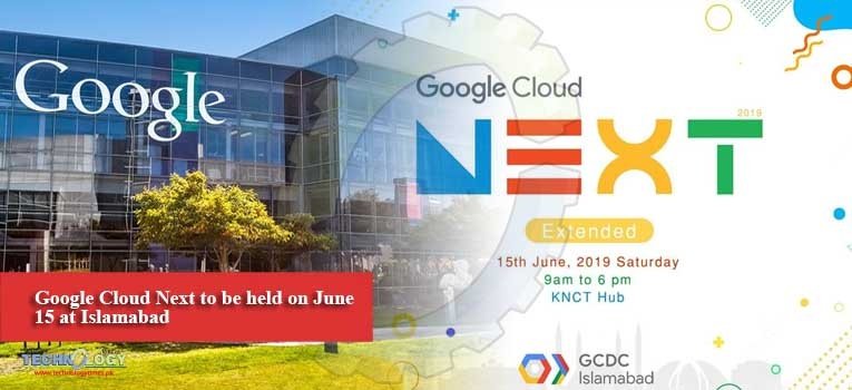 Google Cloud Next to be held on June 15 at Islamabad