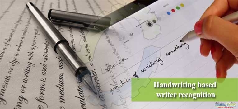 Handwriting based writer recognition