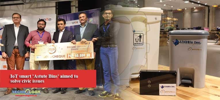 IoT smart 'Astute Bins' aimed to solve civic issues