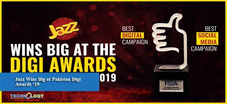 Jazz Wins Big at Pakistan Digi Awards ‘19