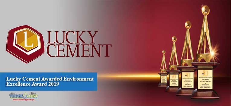Lucky Cement Awarded Environment Excellence Award 2019