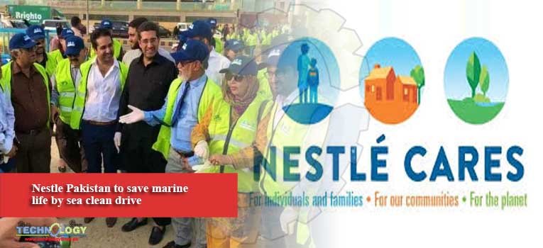 Nestle Pakistan to save marine life by sea clean drive