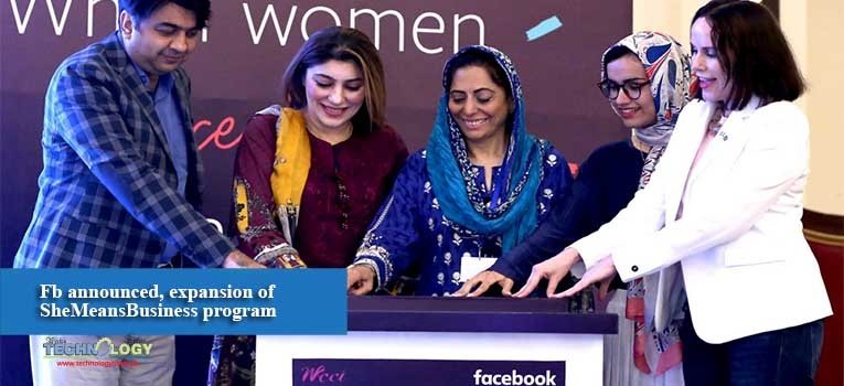 Fb announced, expansion of SheMeansBusiness program