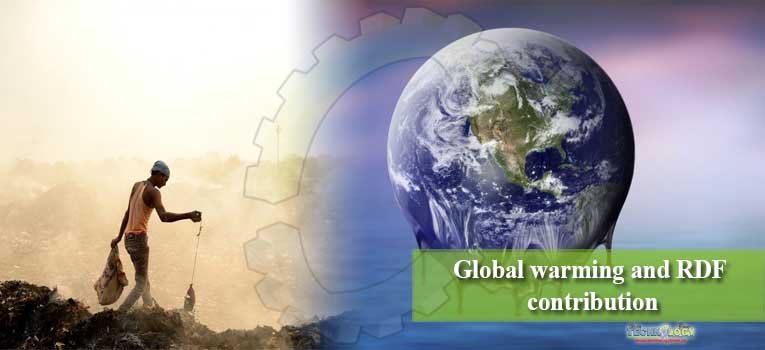 Global warming and RDF contribution