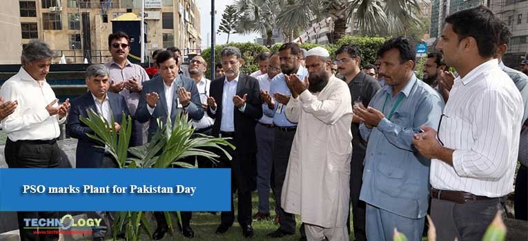 PSO marks Plant for Pakistan Day