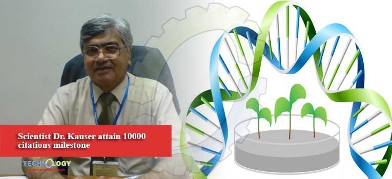 Scientist Dr. Kauser attain 10000 citations milestone