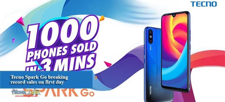 Tecno Spark Go breaking record sales on first day