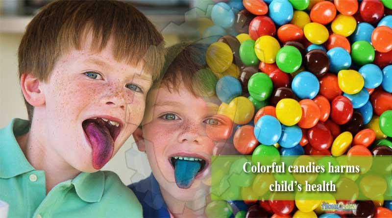 Colorful candies harms child’s health