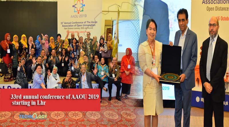 33rd annual conference of AAOU 2019 starting in Lhr