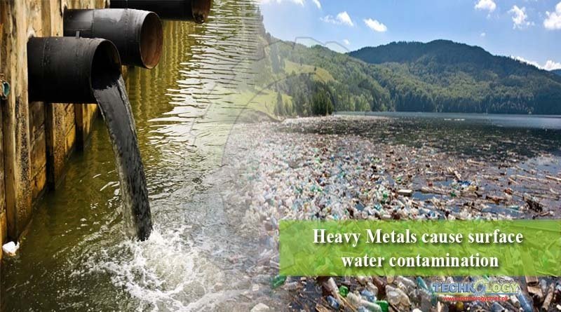 Heavy Metals cause surface water contamination