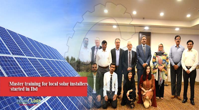 Master training for local solar installers started in Ibd