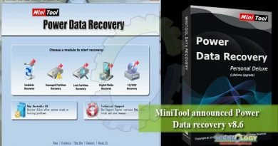 MiniTool announced Power Data recovery v8.6
