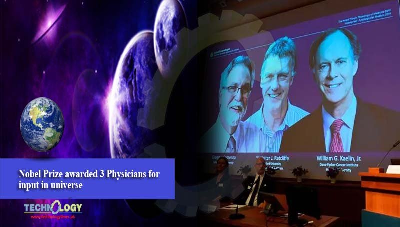 Nobel Prize awarded 3 Physicians for input in universe
