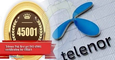 Telenor Pak first get ISO 45001 certification for OH&S