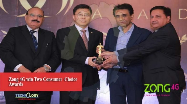 Zong 4G win Two Consumer Choice Awards
