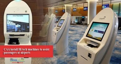 CAA install Hi tech machines to assist passengers at airports