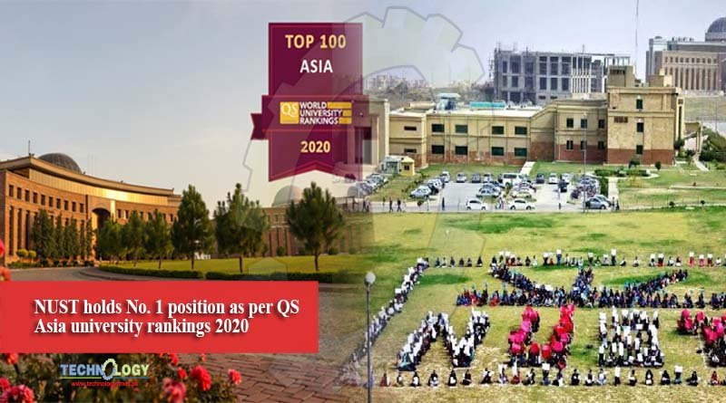 NUST holds No. 1 position as per QS Asia university rankings 2020