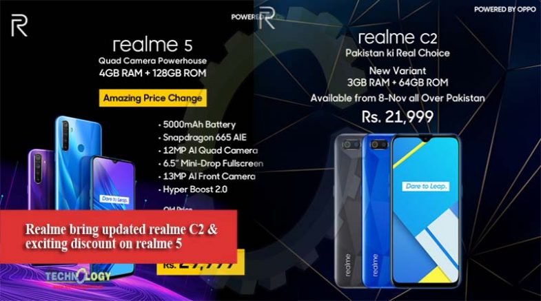 Realme bring updated realme C2 & exciting discount on realme 5