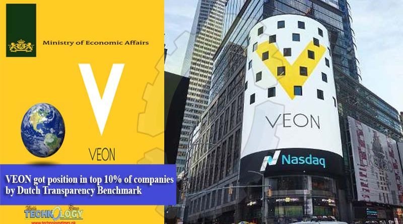 VEON got position in top 10% of companies by Dutch Transparency Benchmark