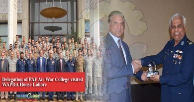 Delegation of PAF Air War College visited WAPDA House Lahore