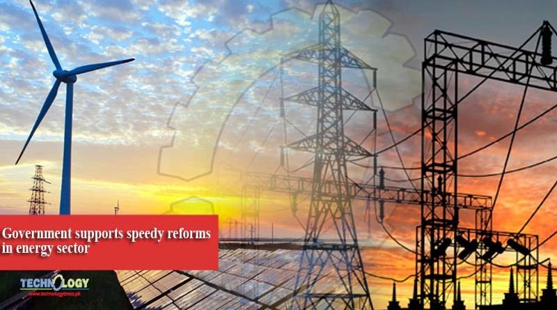 Government supports speedy reforms in energy sector