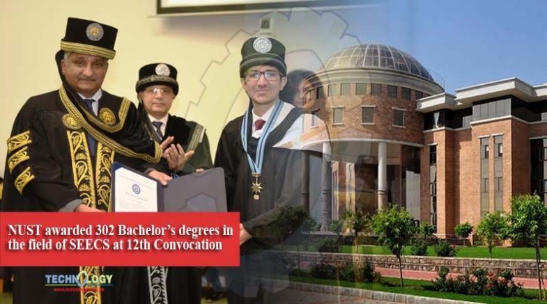 NUST awarded 302 Bachelor’s degrees in the field of SEECS at 12th Convocation